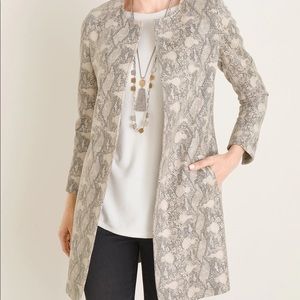 Chico’s faux suede topper